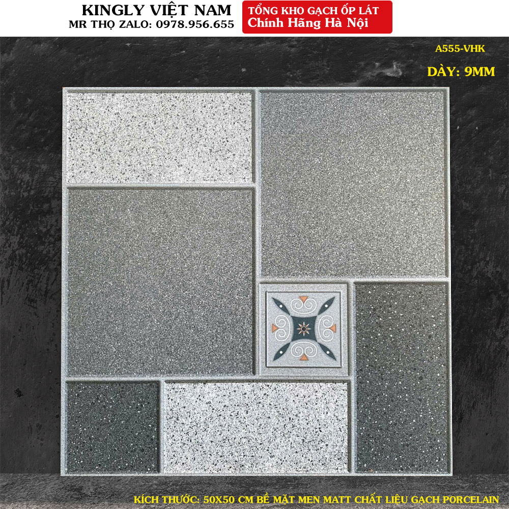 Gạch lát sân vườn 50x50 A555